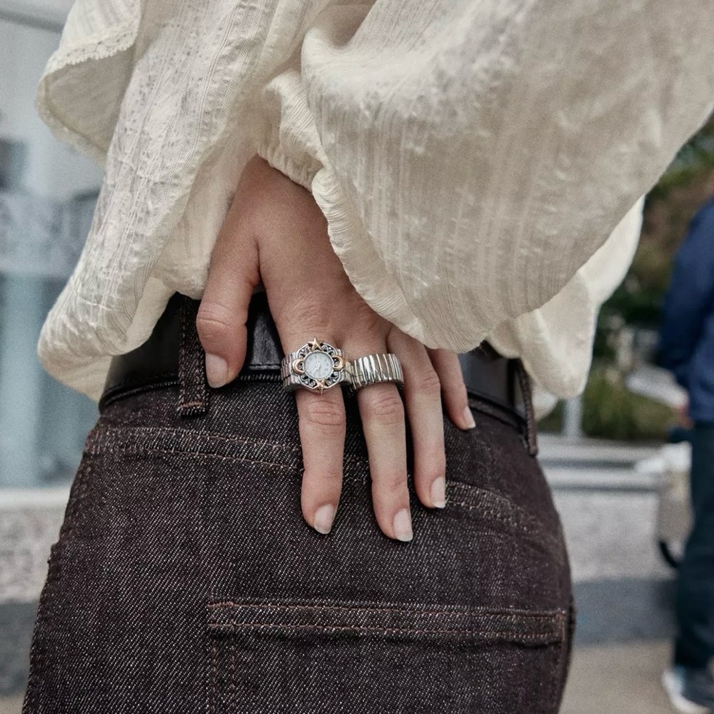 ZARA 2-PACK OF MESH WATCH RINGS